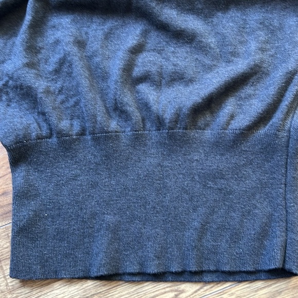 (M) White House Black Market blue/grey sweater. - Picture 8 of 8
